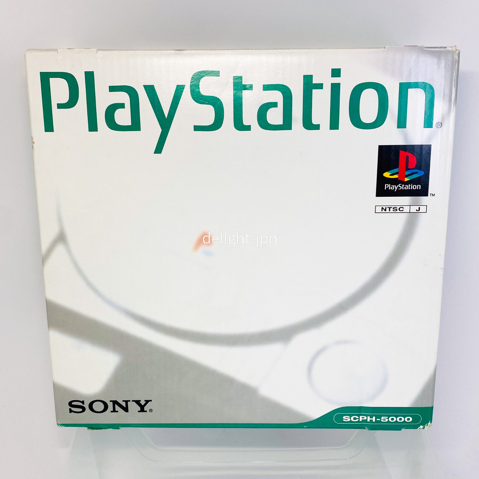 PS1 CONSOLE SCPH-5000 POKEMON STICKER PlayStation JAPANESE JAPAN IMPORT BOX