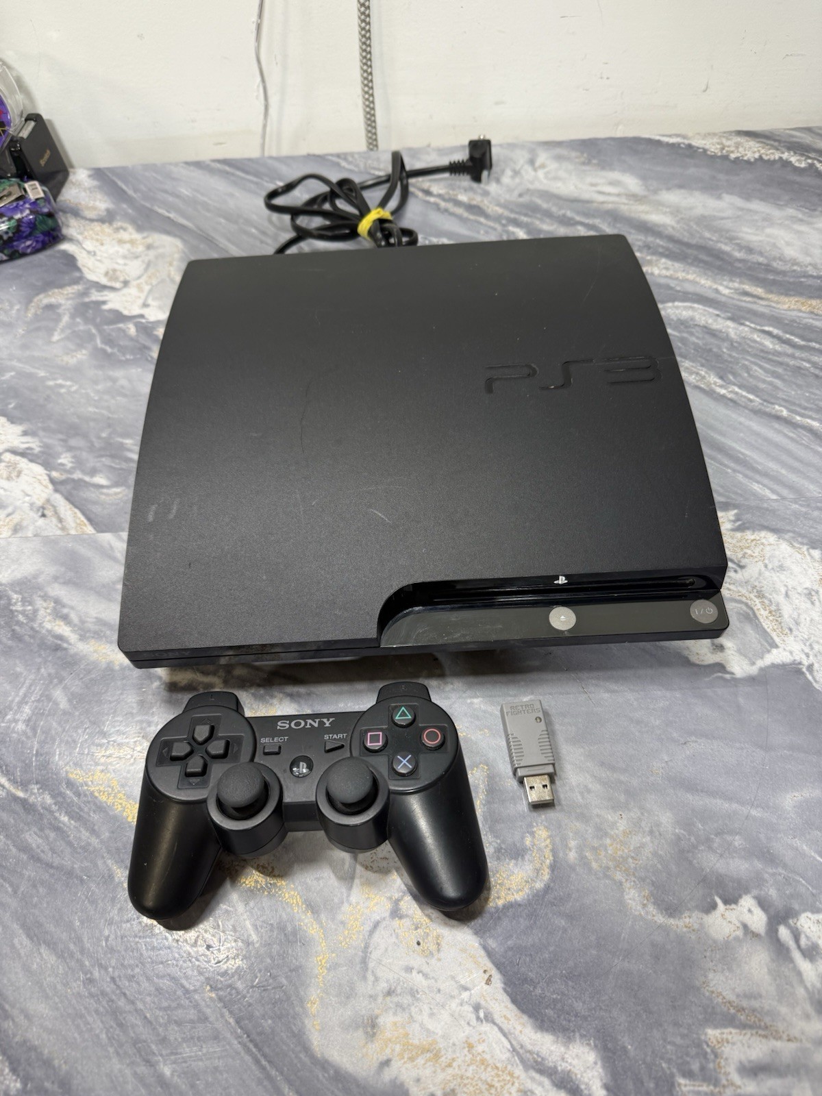 Sony PlayStation 3 Slim Console – Black; CECH-2001A