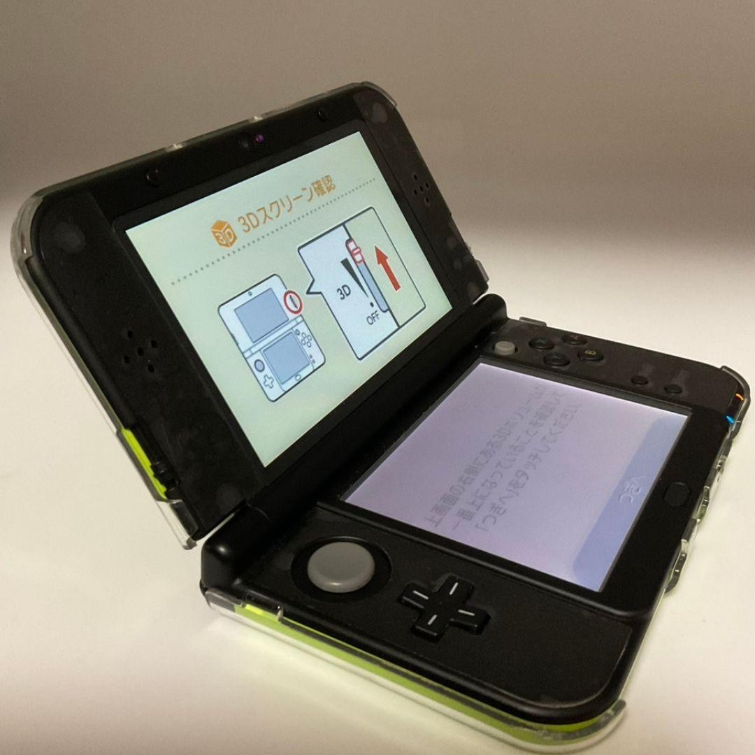 Simple Functionality Checked New Nintendo 3DS LL Green Black RED 001
