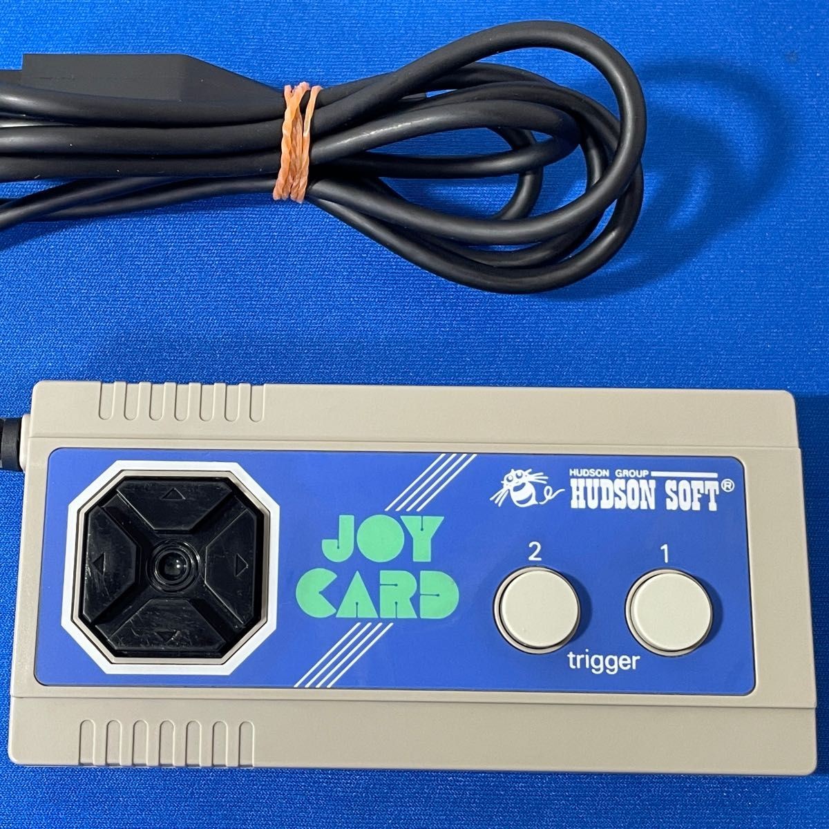 HUDSON SOFT JOY CARD Game Controller MSX Retro Compatibility Japanese Beige Blue