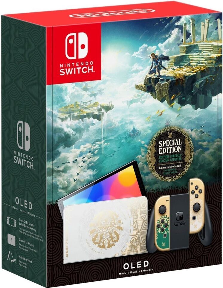 Nintendo Switch OLED Console – Legend of Zelda Tears of the Kingdom Edition (US)