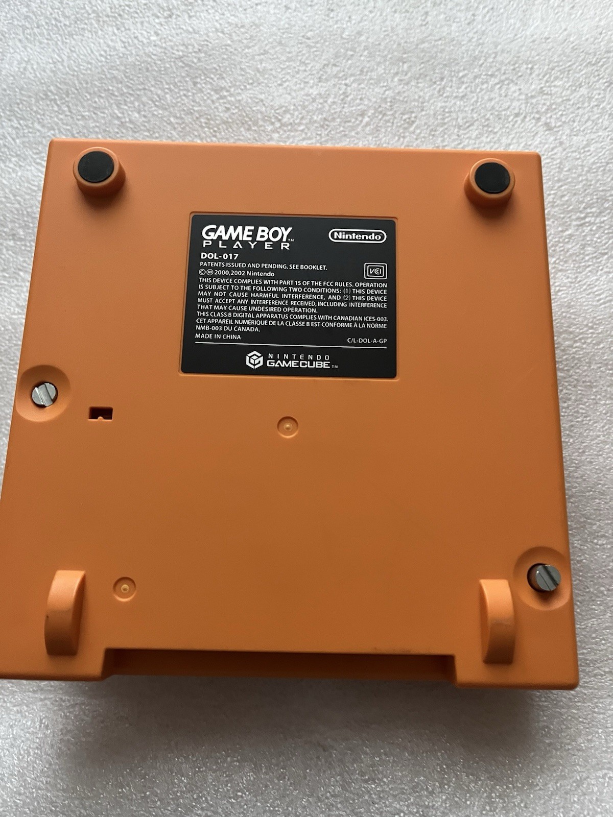 Nintendo GameCube Gameboy player DOL-017 adaptor Orange Region free Japan