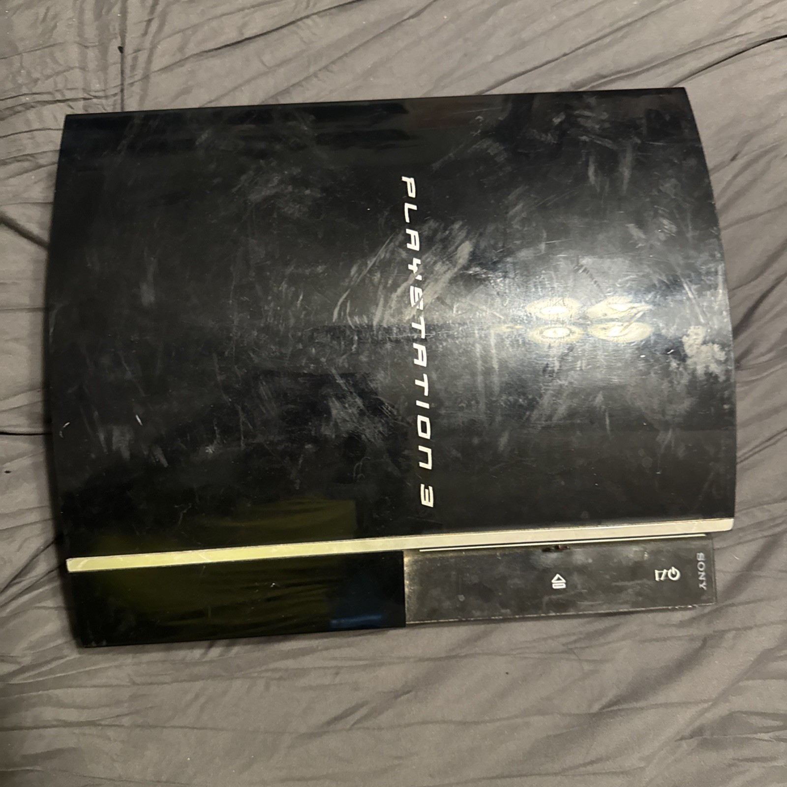 Sony PlayStation 3 Black Console for Parts Or Repair – READ DESCRIPTION