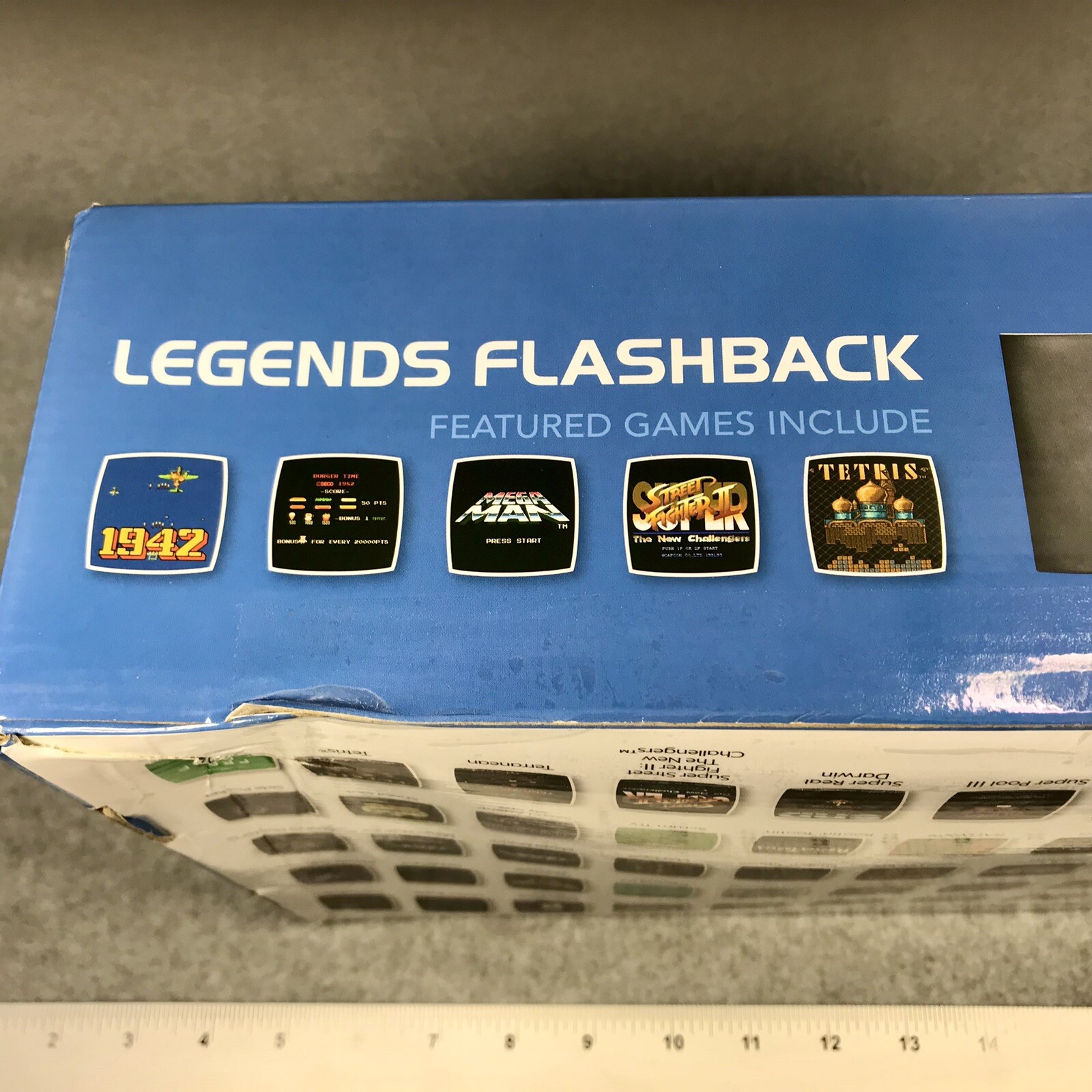 Legends Flashback HD Console 2 Controllers 50 Built In Video Games Arcade Tetris