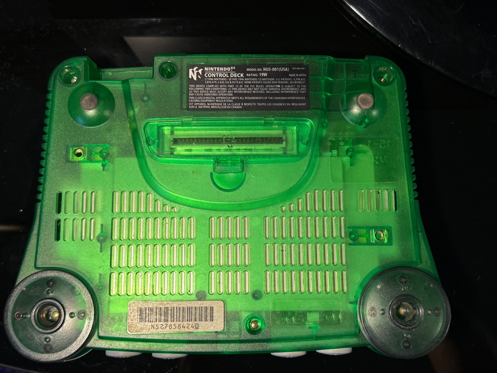 Authentic N64 Nintendo 64 Console BUNDLE Jungle Green Expansion Pack 4 Games +!!