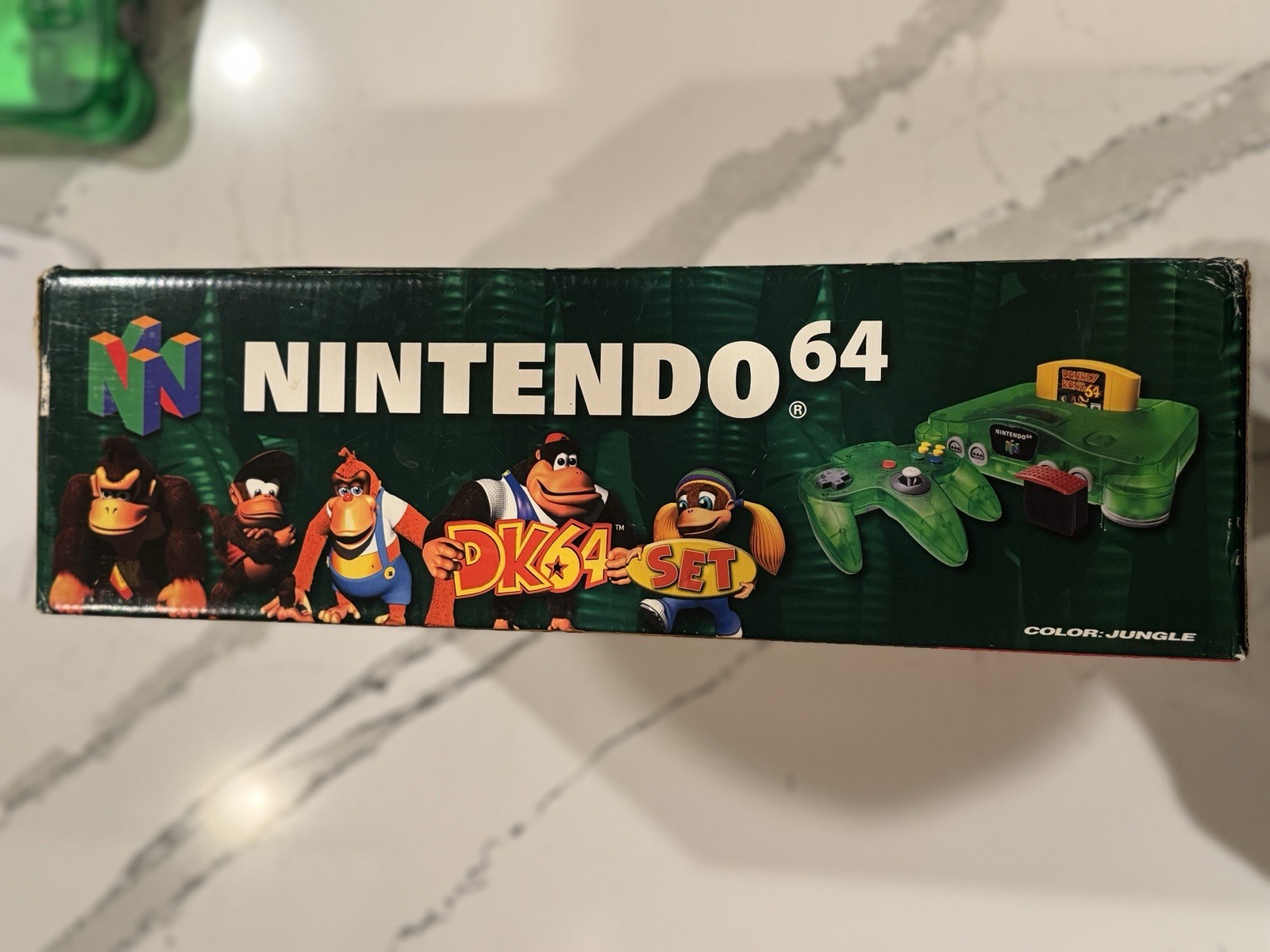 Nintendo 64 Donkey Kong 64 Set in Neon Jungle Green