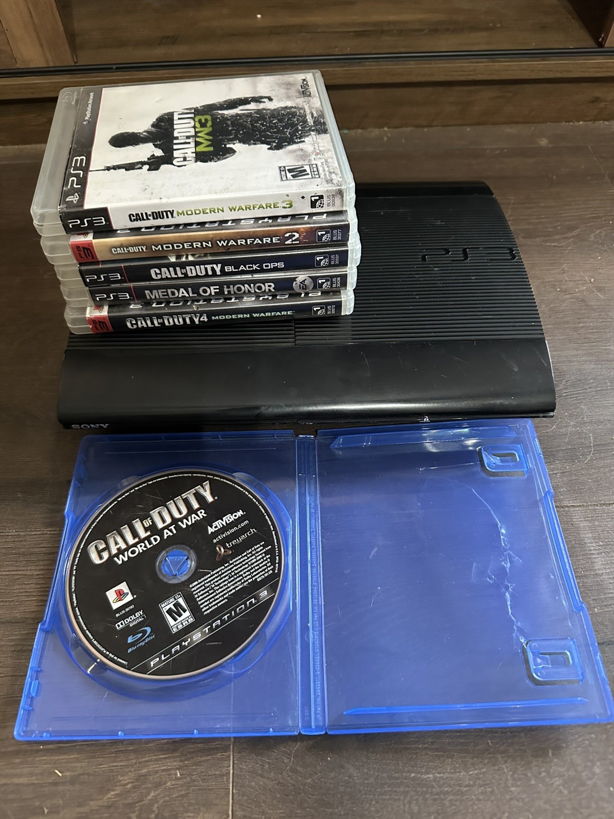 Guaranteed PlayStation 3 PS3 Super Slim 250gb 4 Controllers+Games