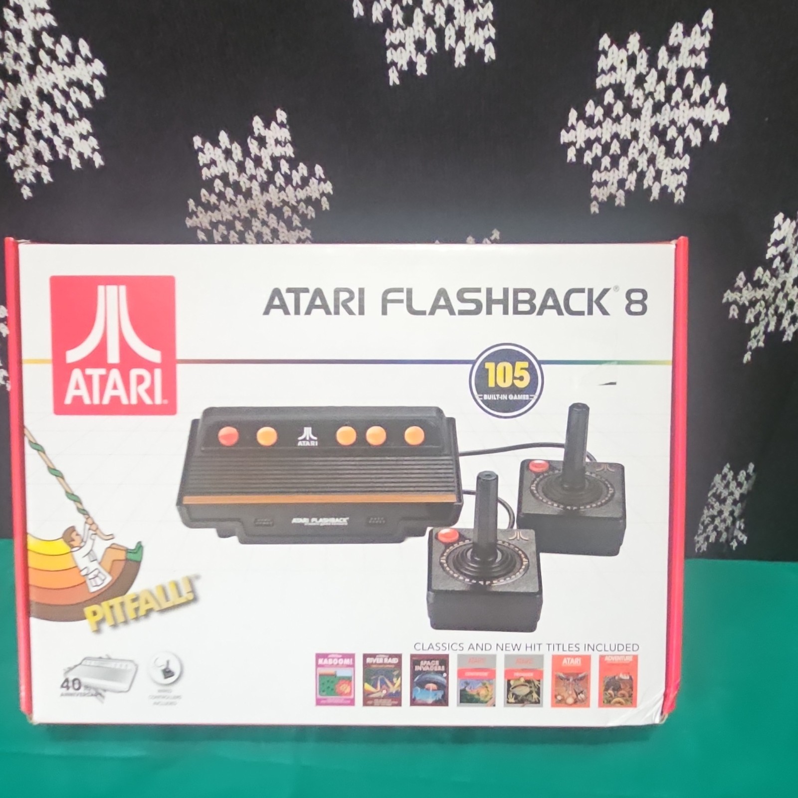 Atari Flashback 8 Plug N Play Console 105 Games Two Wired Controllers