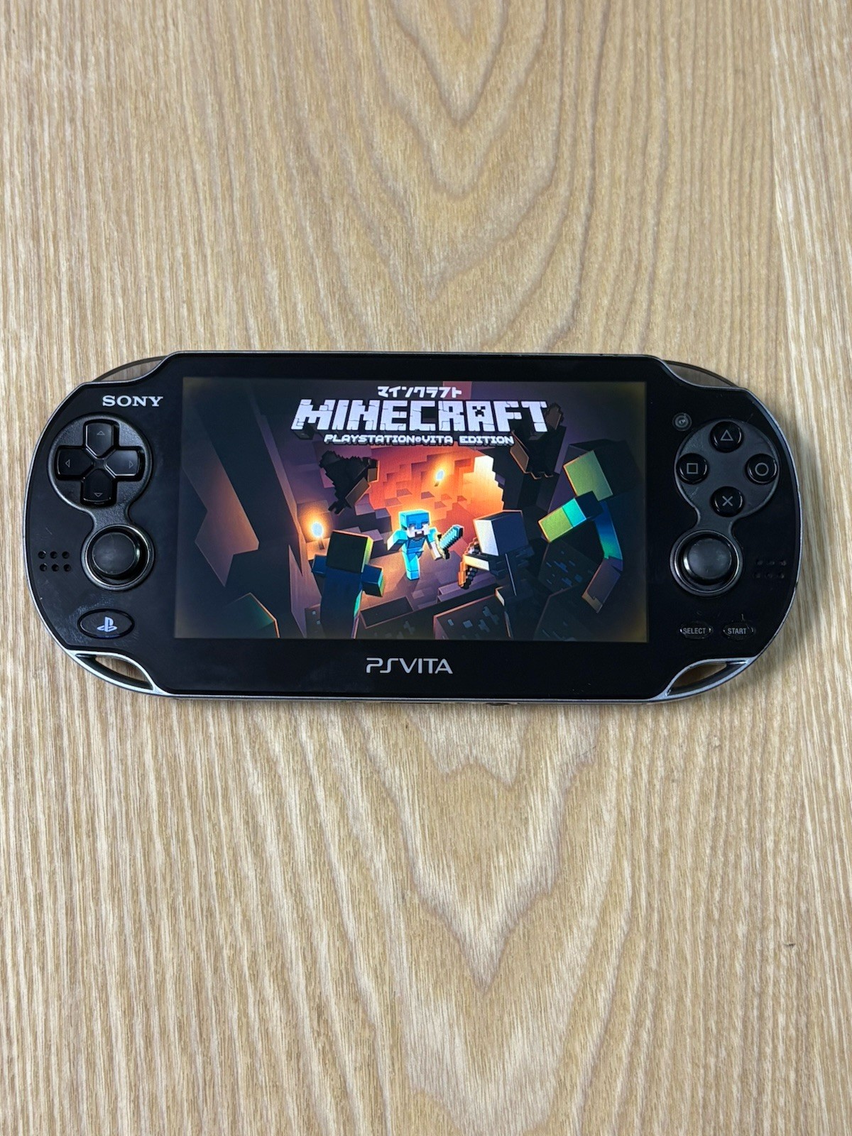 Sony PS Vita PCH-1000 Crystal Black Console 8GB Memory Card Tested Working Japan