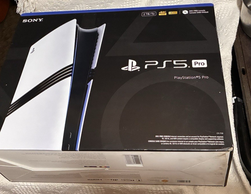 Sony PlayStation 5 Pro CFI‑7799 Console Brand New Sealed,  8K HDR Ultra‑Fast SSD
