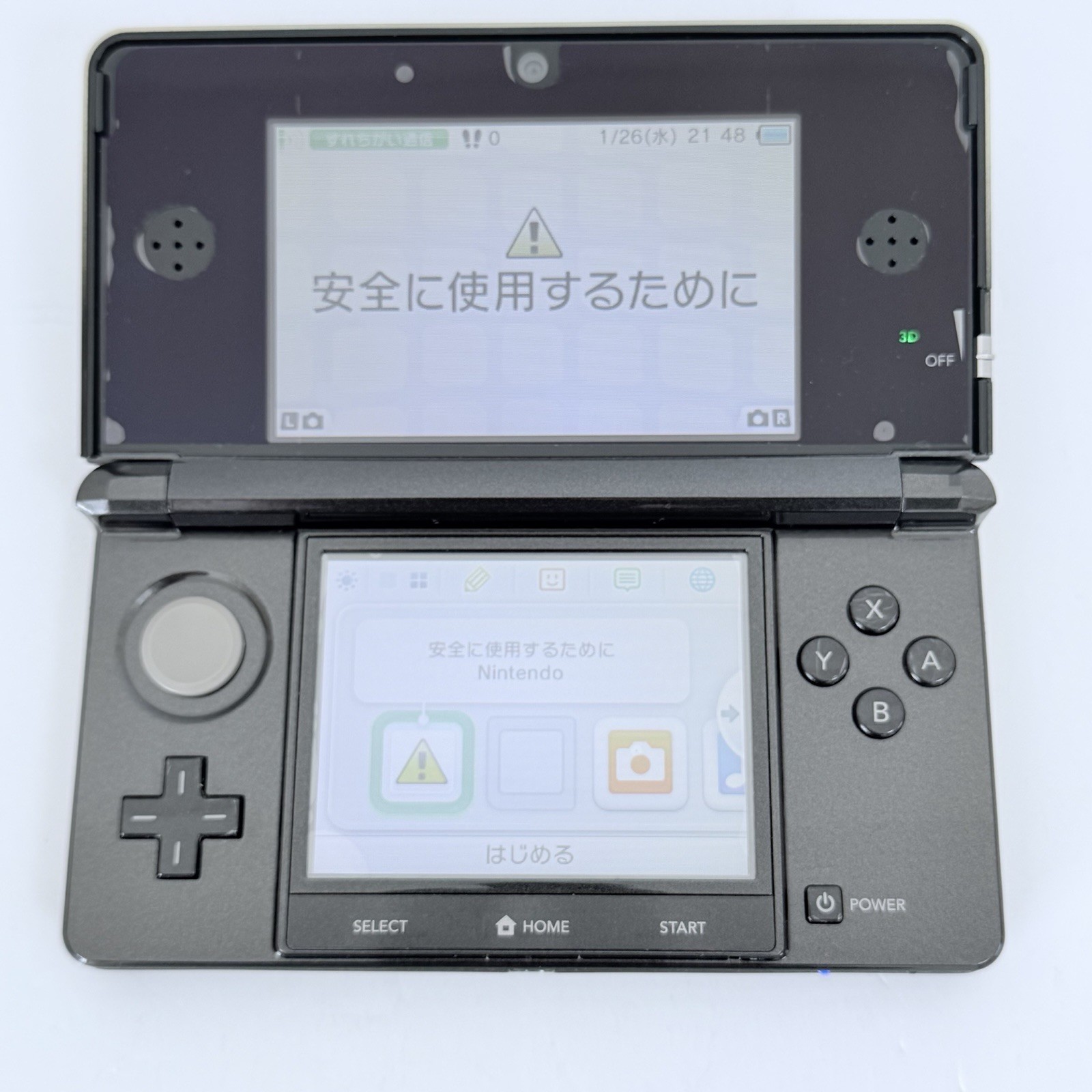 Nintendo 3ds Black console CTR-001 Circle Pad Pro CTR-009 Charger WAP-002 Japan