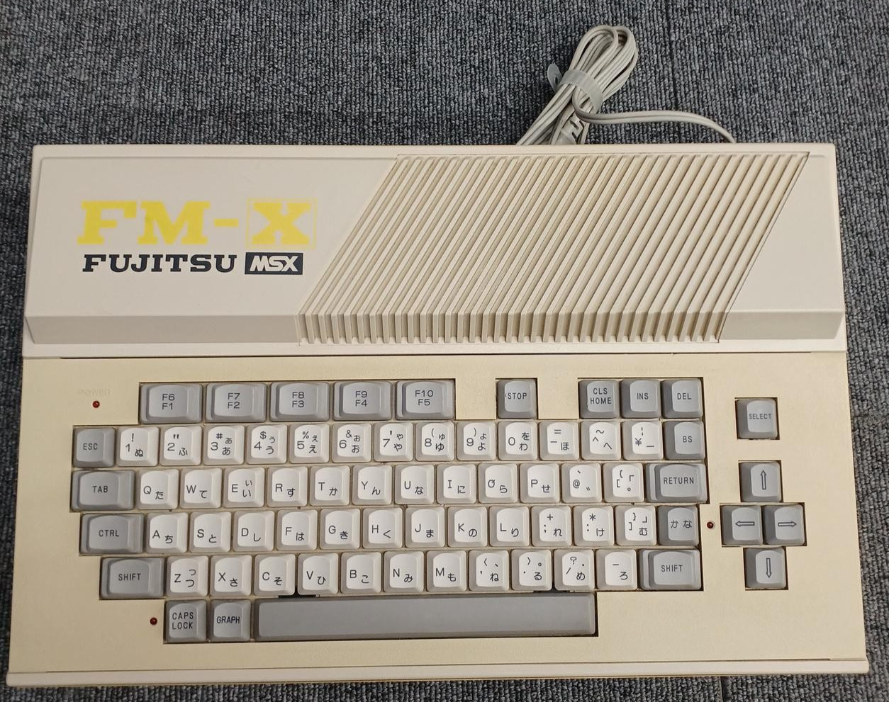 FUJITSU FM-X MSX Computer Retro Personal Computer Japan Vintage 1980s