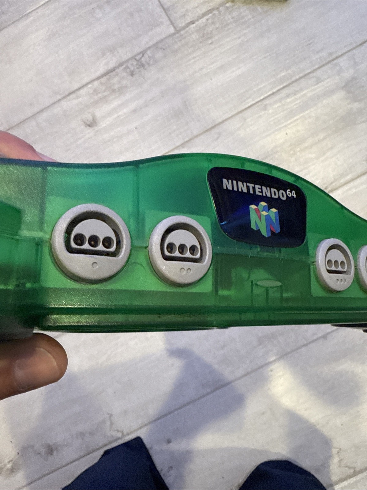 Jungle Green Nintendo 64 W Expansion Donkey Kong System & Mario 64 Smash Games