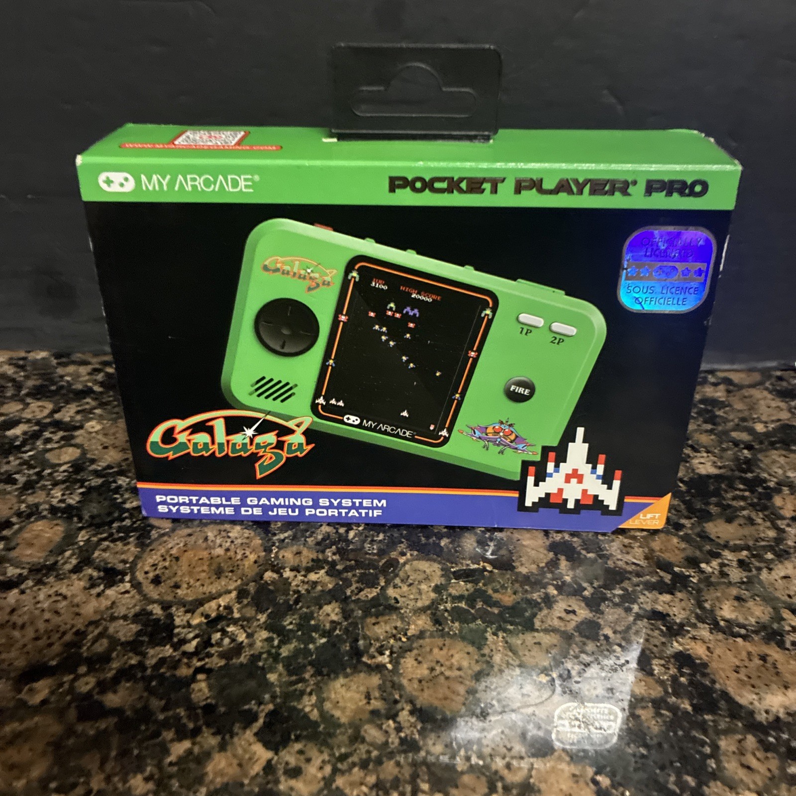 T1 My Arcade GALAGA Pocket Player Portable Gaming System New and Sealed NIB