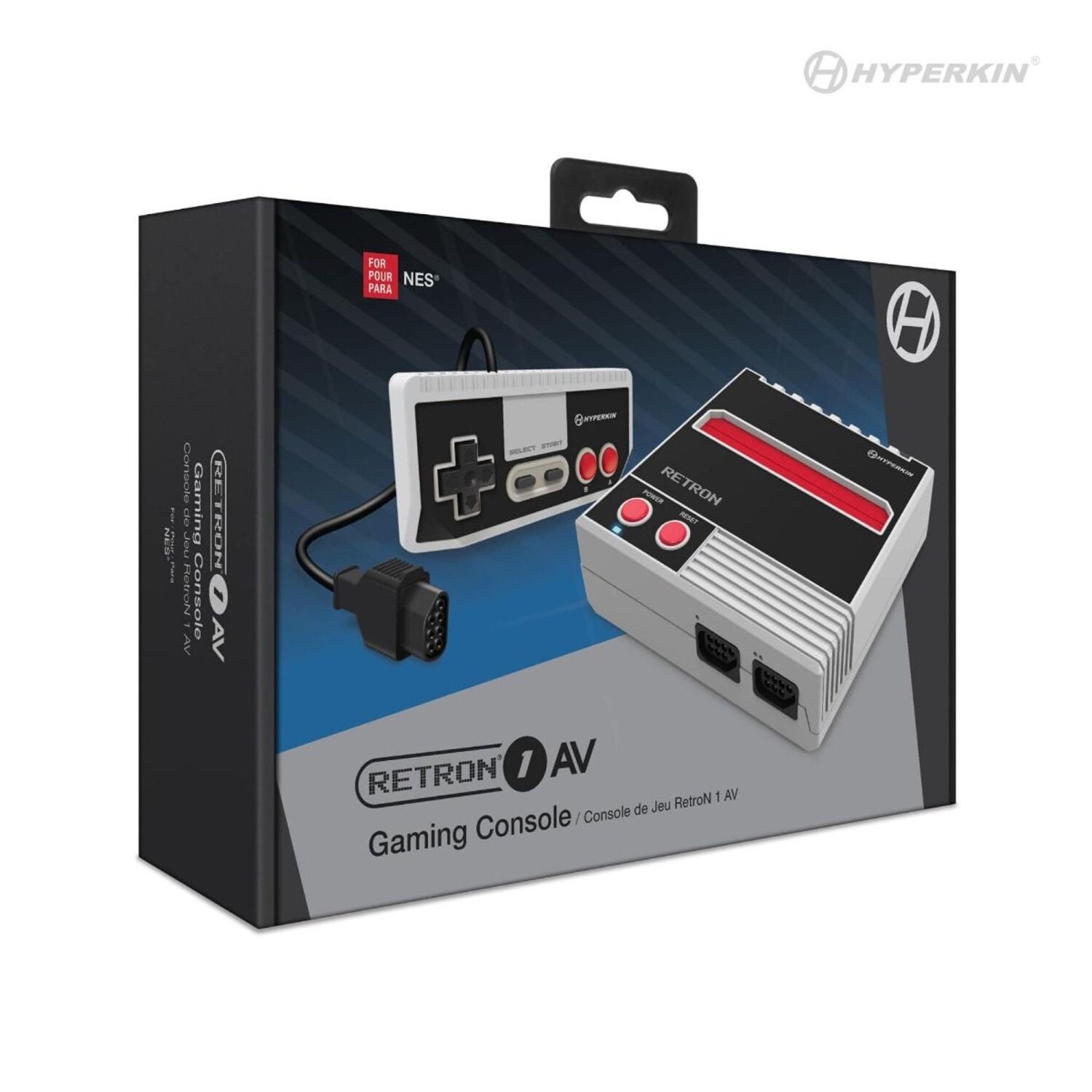 Retron 1 AV Gaming System Black/Red for Nintendo NES Games
