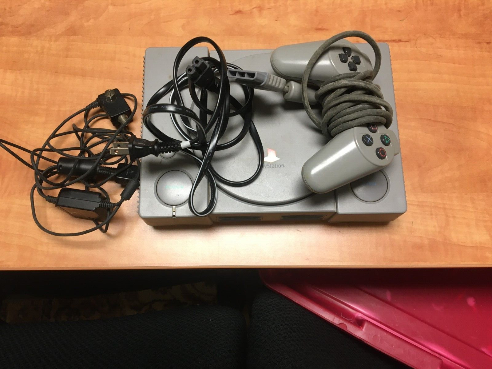 Sony PlayStation 1 PS1 Console For Parts Or Repair ONLY DOES NOT READ DISC
