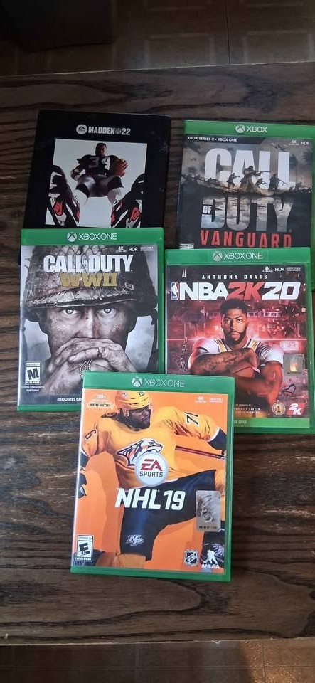 Microsoft Xbox One Console Bundle – Cables, Controllers, Games, Accessories