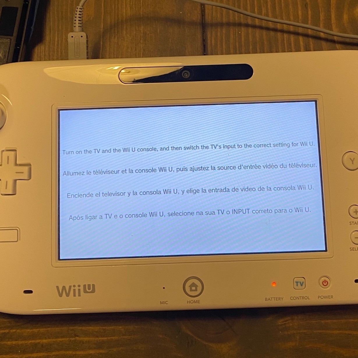 Nintendo Wii U Basic Set 8GB White Console Bundle WUP-001 Mario Bros U Boxed